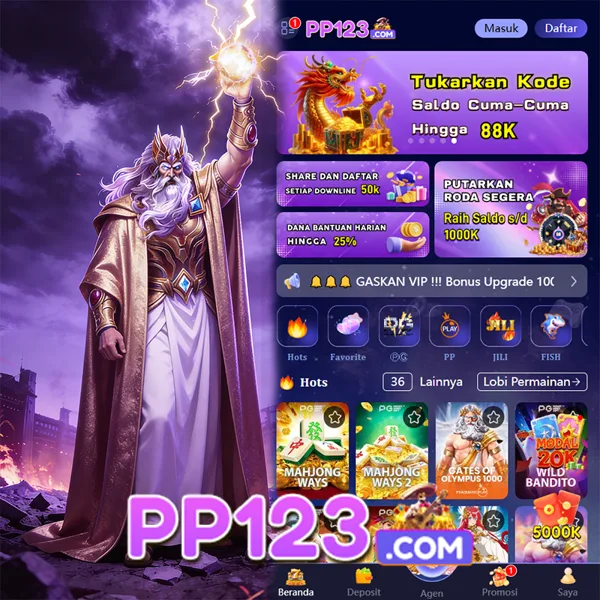 PP123 Slot Anti Rungkad Indonesia